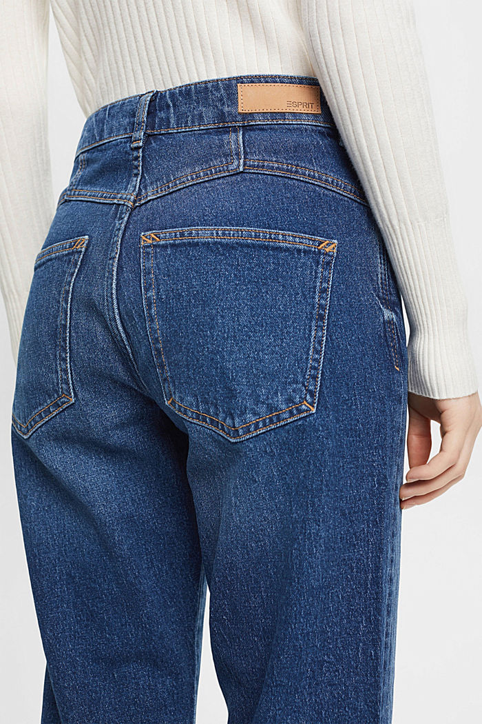 High-rise dad jeans, BLUE MEDIUM WASHED, detail-asia image number 4