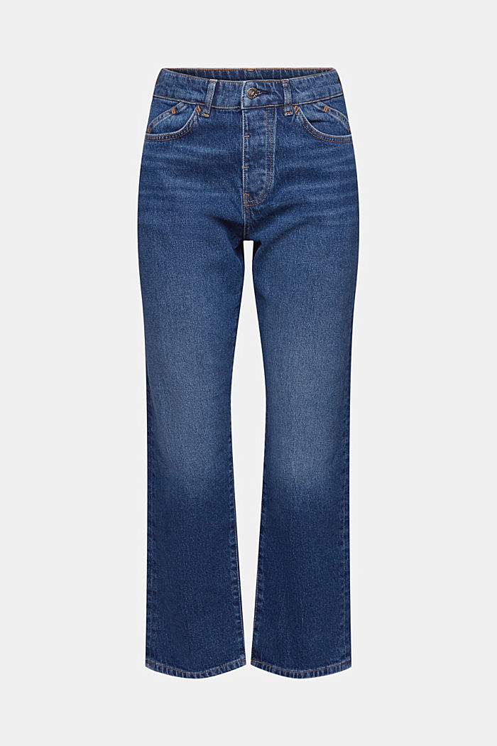 High-rise dad jeans, BLUE MEDIUM WASHED, detail-asia image number 6