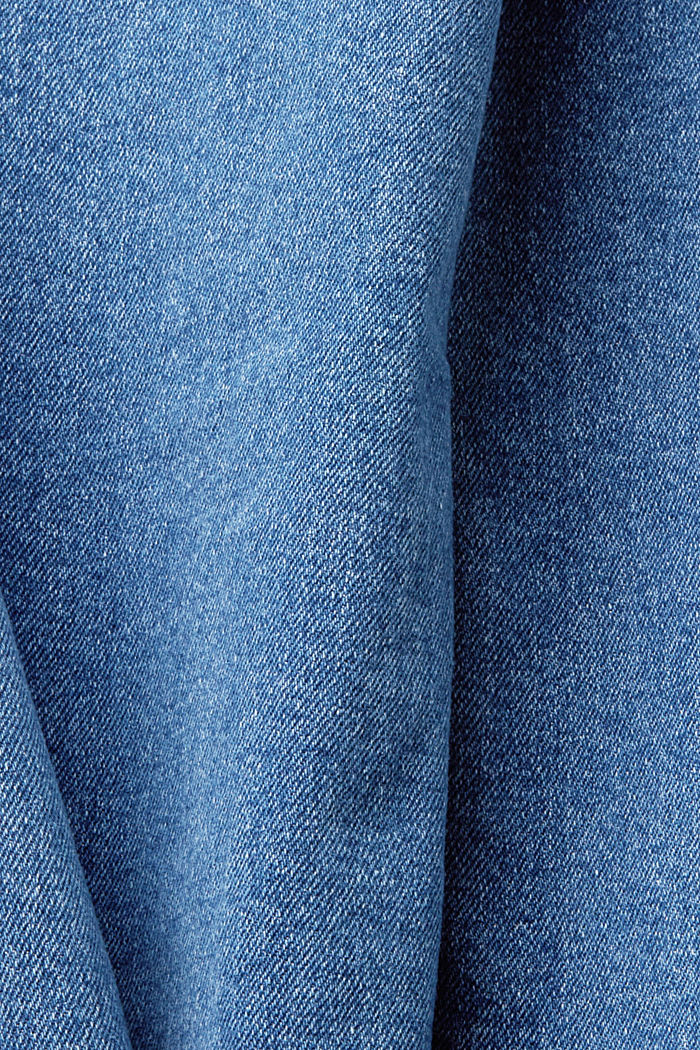 Bootcut jeans with a distinctive yoke, BLUE DARK WASHED, detail-asia image number 5