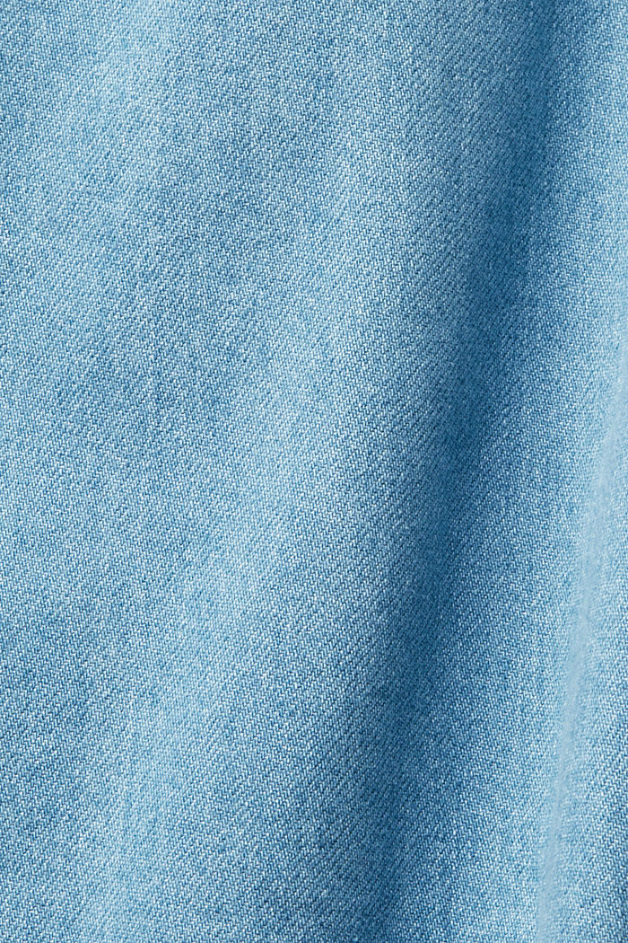 不對稱牛仔半身裙, BLUE LIGHT WASHED, detail-asia image number 6