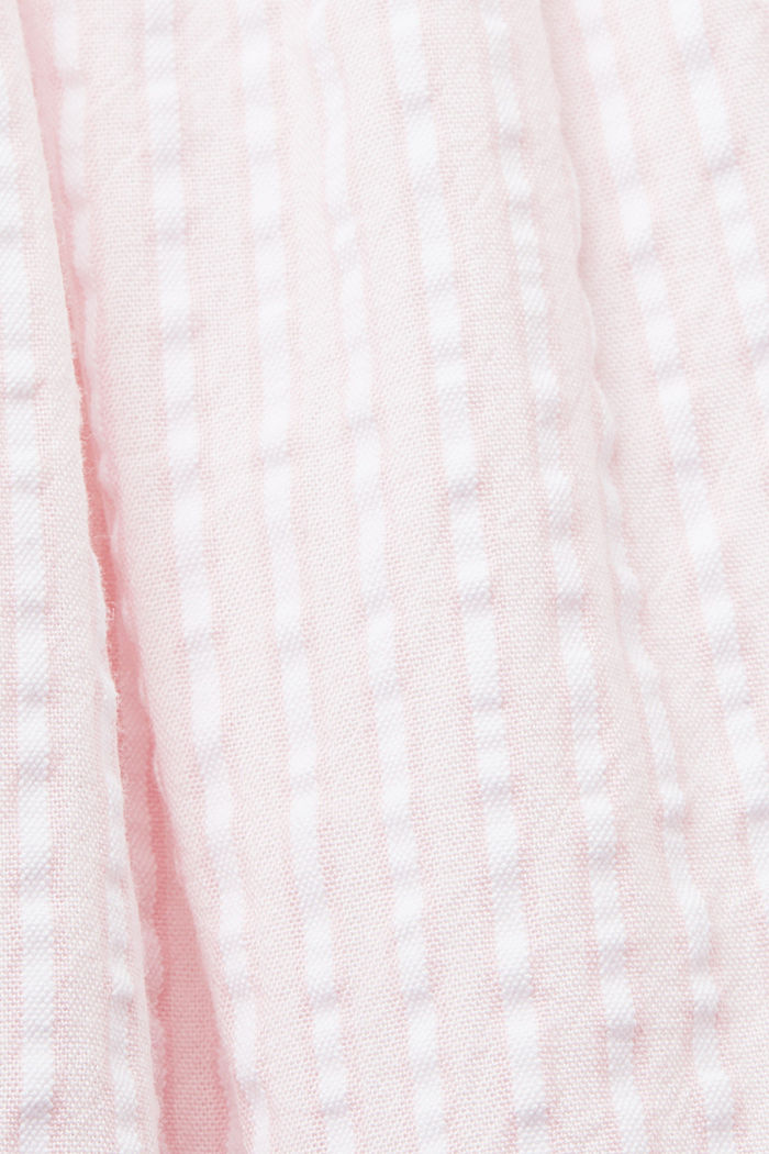 紋理短袖女裝恤衫, 淺粉紅色, detail-asia image number 5