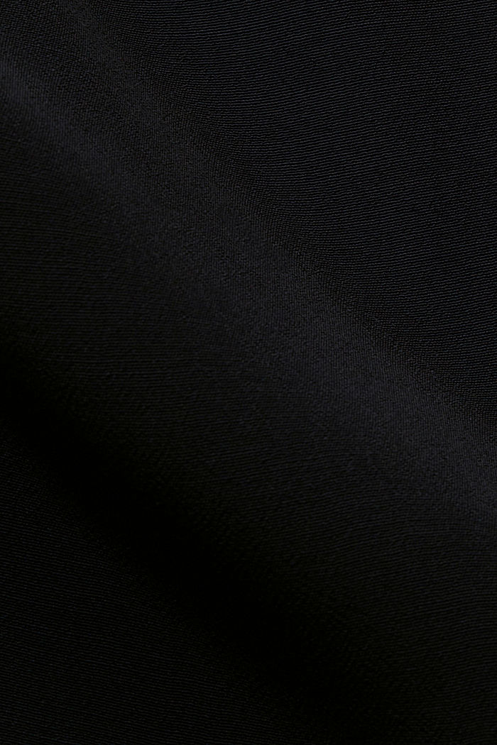 短袖女裝恤衫, 黑色, detail-asia image number 4