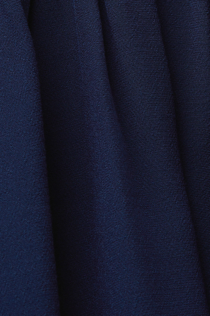 ‌繫帶短袖女裝恤衫, 海軍藍, detail-asia image number 5