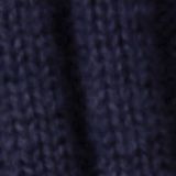 Short-sleeved ribbed sweater, NAVY, swatch