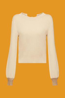 Crewneck colour block jumper