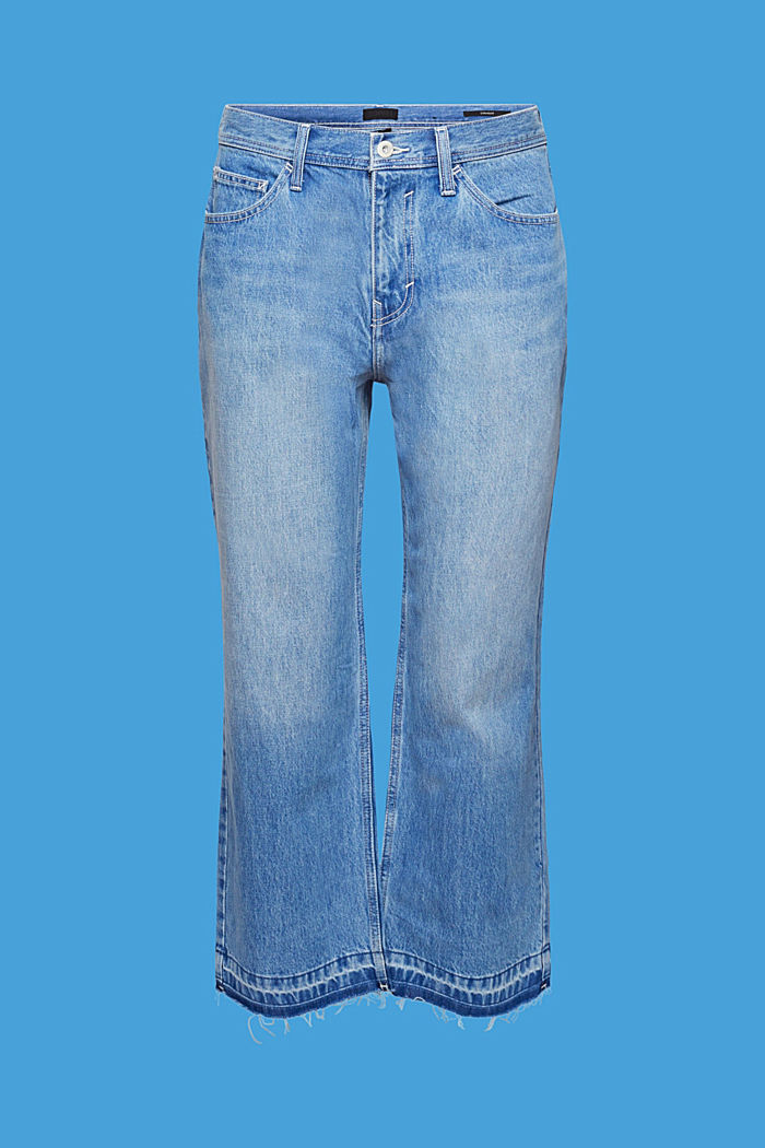 Straight wide-legged jeans, BLUE LIGHT WASHED, detail-asia image number 6