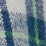 再生棉質格紋恤衫, 白色, swatch