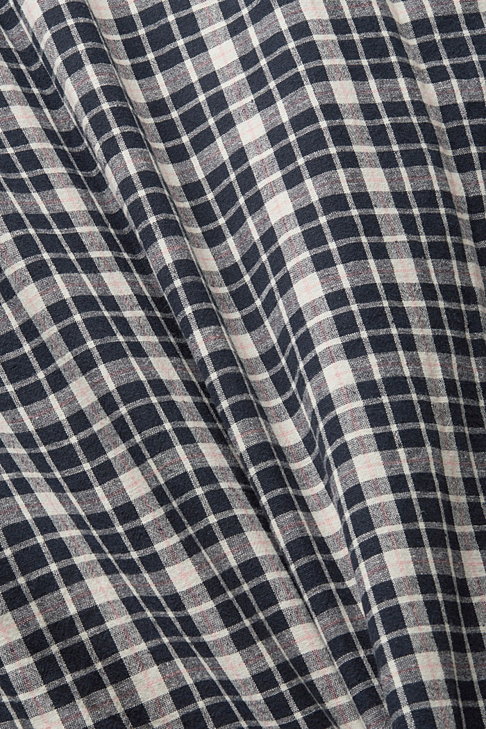 Sustainable cotton chequered shirt, NAVY, detail-asia image number 5