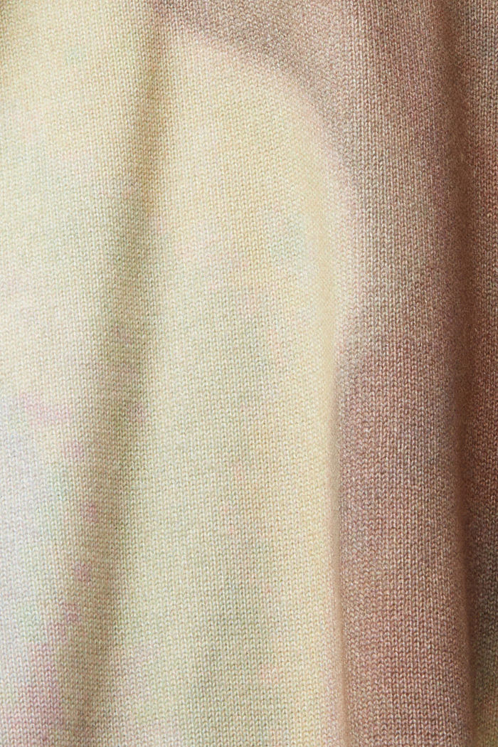 全覆蓋圖案梭織棉質套頭毛衣, 淺灰褐色, detail-asia image number 5