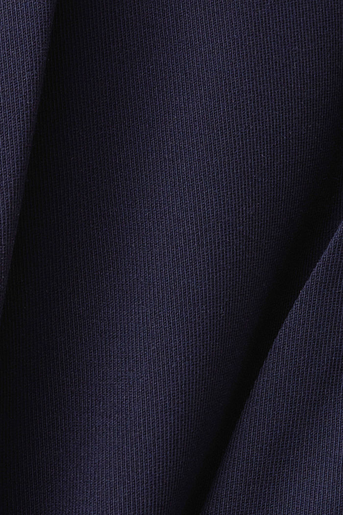 斜紋布九分褲, 海軍藍, detail-asia image number 5