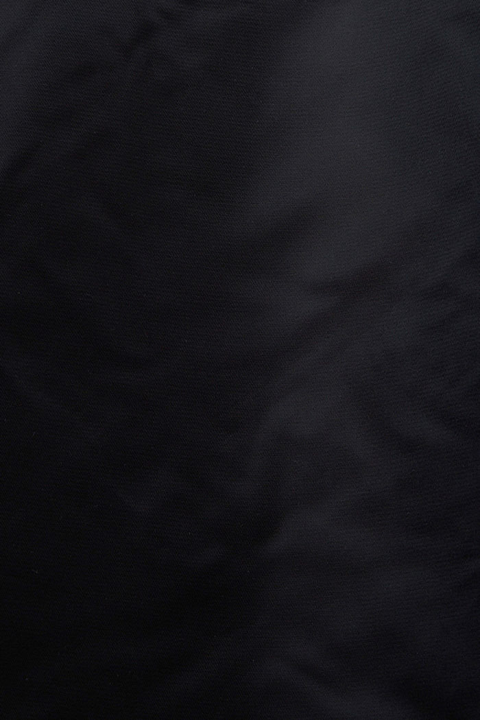 오버사이즈 봄버 재킷, BLACK, detail-asia image number 5