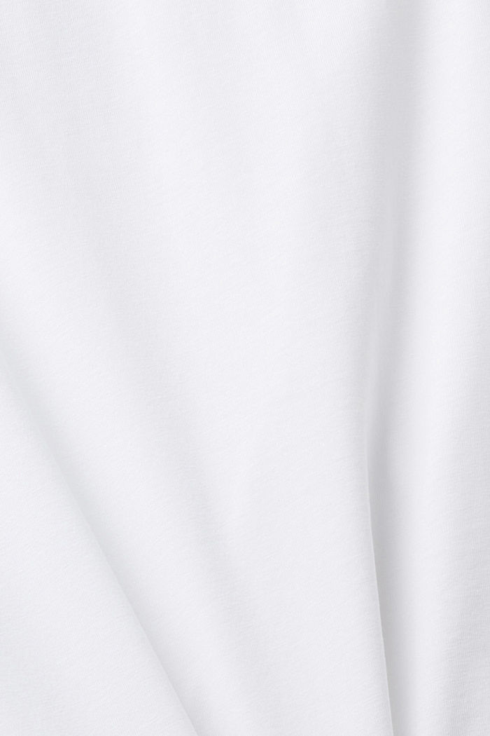 Jersey t-shirt with appliqué, NEW WHITE, detail-asia image number 4