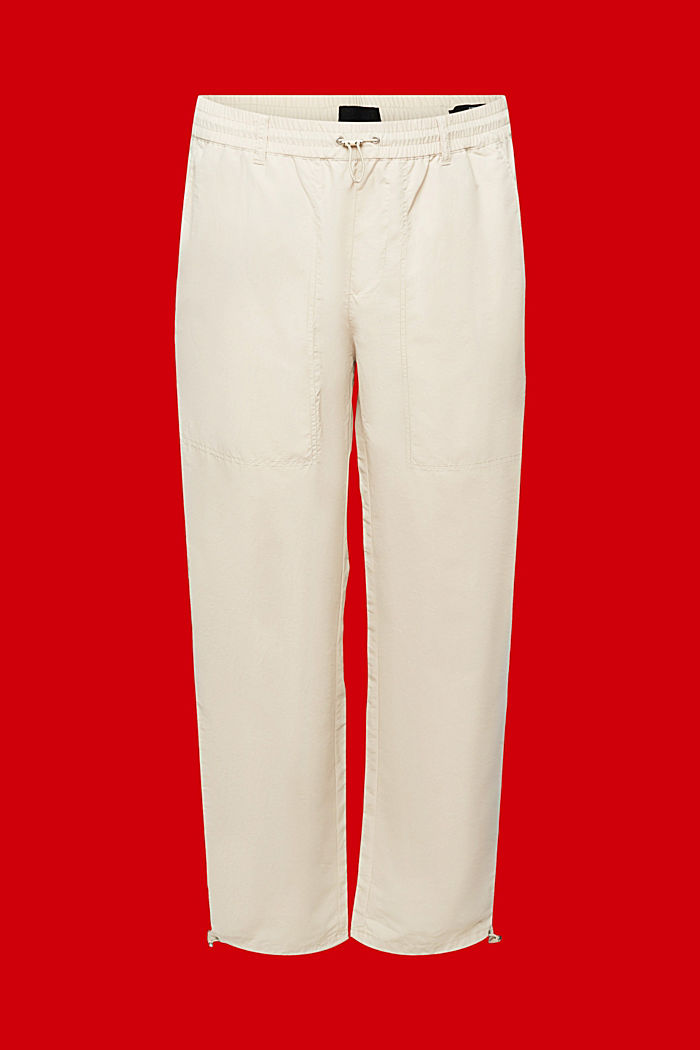 Jogger style trousers, LIGHT TAUPE, detail-asia image number 6