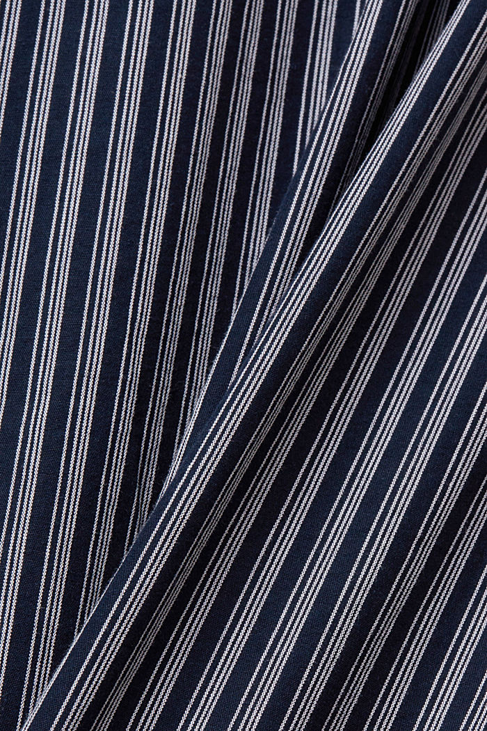 條紋再生棉恤衫, 海軍藍, detail-asia image number 5