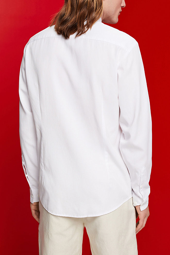 Slim fit shirt, WHITE, detail-asia image number 3