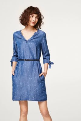 Esprit Flowing lyocell dress + anchor print at our Online Shop