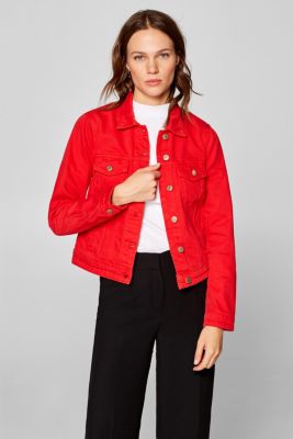 Esprit - Jeans-Jacke mit Organic Cotton, 100% Baumwolle im Online Shop ...