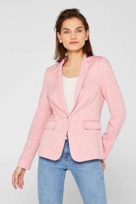 Esprit Vielseitiger StretchBlazer aus meliertem Jersey im Online Shop kaufen