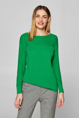 Esprit Pullover mit StrukturMix, 100 Baumwolle im Online Shop kaufen