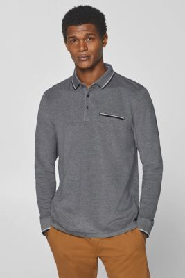 100 cotton long sleeve polo shirts