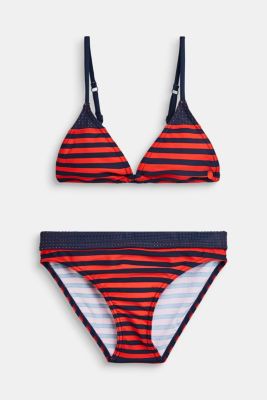 Esprit Triangle bikini set with stripes at our Online Shop
