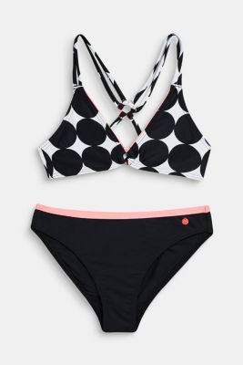 Esprit Triangle bikini set with a polka dot print at our Online Shop