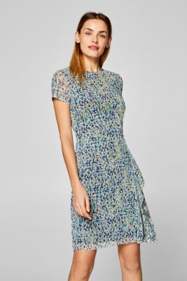 Esprit Kauttaaltaan painokuvioitu verkkokangasmekko netistä Online