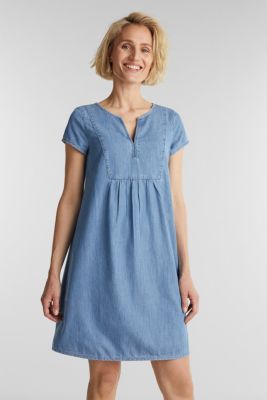 Esprit - Petite robe en jean, 100 