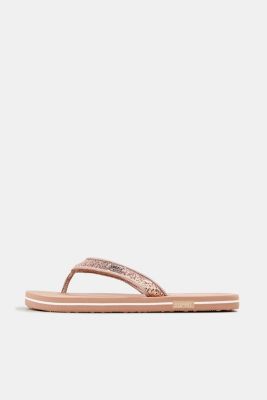 Esprit - Slip slops with glittery straps at our Online Shop
