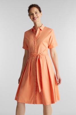 silky shirt dress