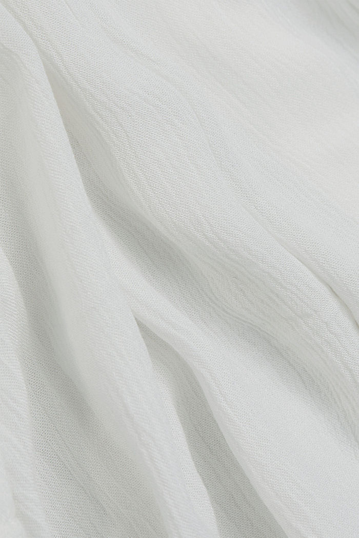 Peplum-Bluse mit Smok, LENZING™ ECOVERO™, OFF WHITE, detail image number 4