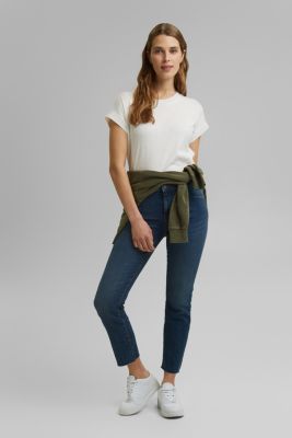 Stretchjeans met biologisch katoen