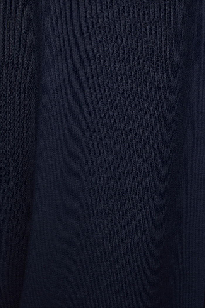 Gerecycled: hoodie met organic cotton, NAVY, detail image number 5