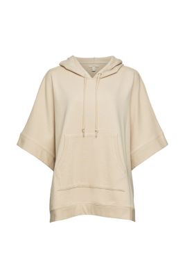 ESPRIT Poncho en molleton à capuche