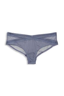 ESPRIT Shorty taille basse à motif en dentelle