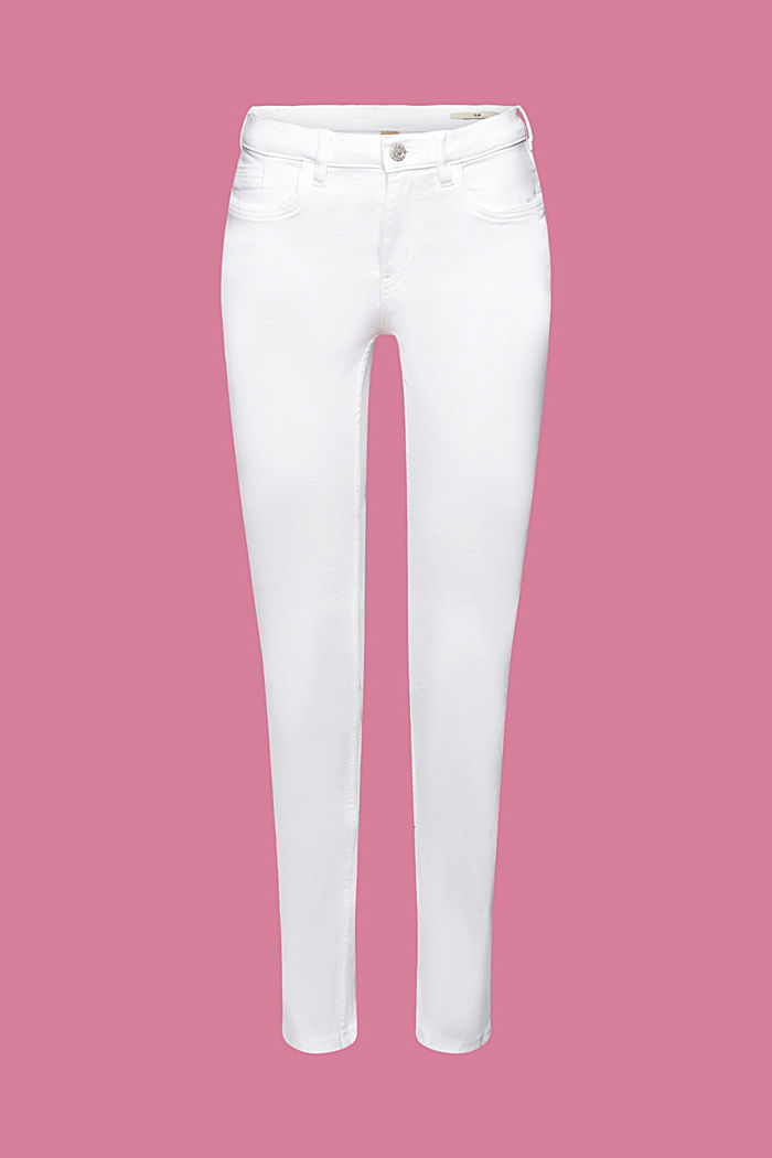 修身牛仔褲, 白色, detail-asia image number 6
