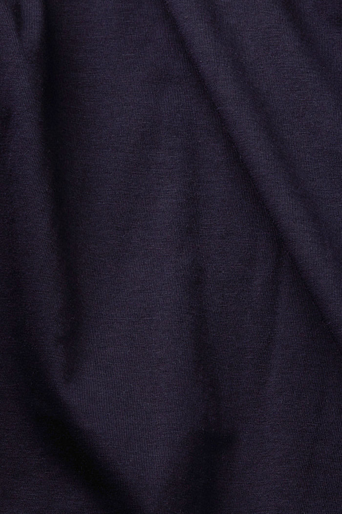 프린트가 있는 코튼 티셔츠, NAVY, detail-asia image number 5