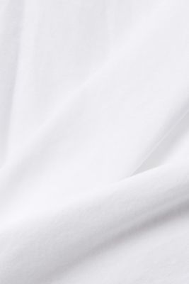 Cotton t-shirt with flower print, WHITE, detail-asia image number 4
