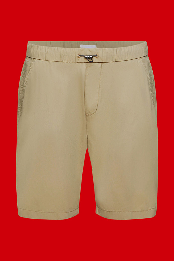 輕質水洗短褲, 米色, detail-asia image number 6