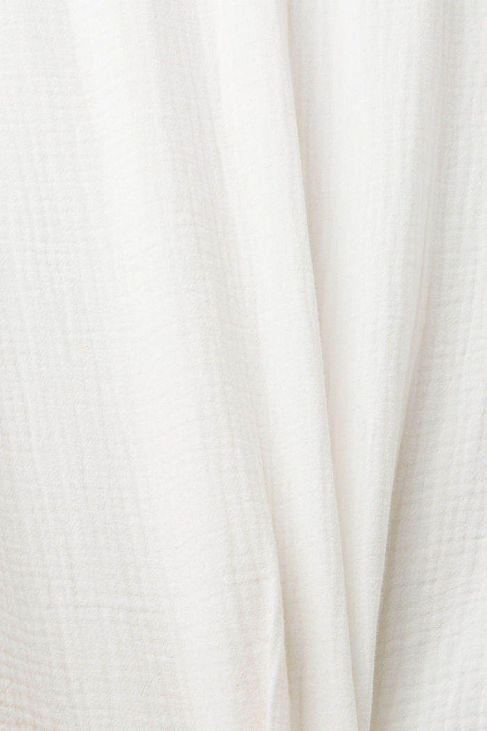 Sustainable cotton muslin shirt, OFF WHITE, detail-asia image number 6