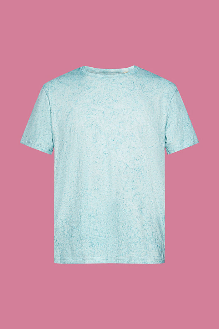 Washed-effect T-shirt, LIGHT AQUA GREEN, detail-asia image number 6