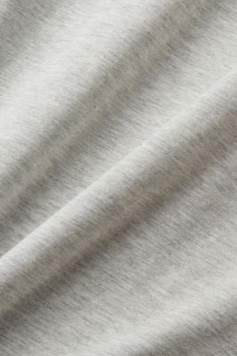 프린트가 있는 지속 가능한 코튼 소재 티셔츠, LIGHT GREY, detail-asia image number 4