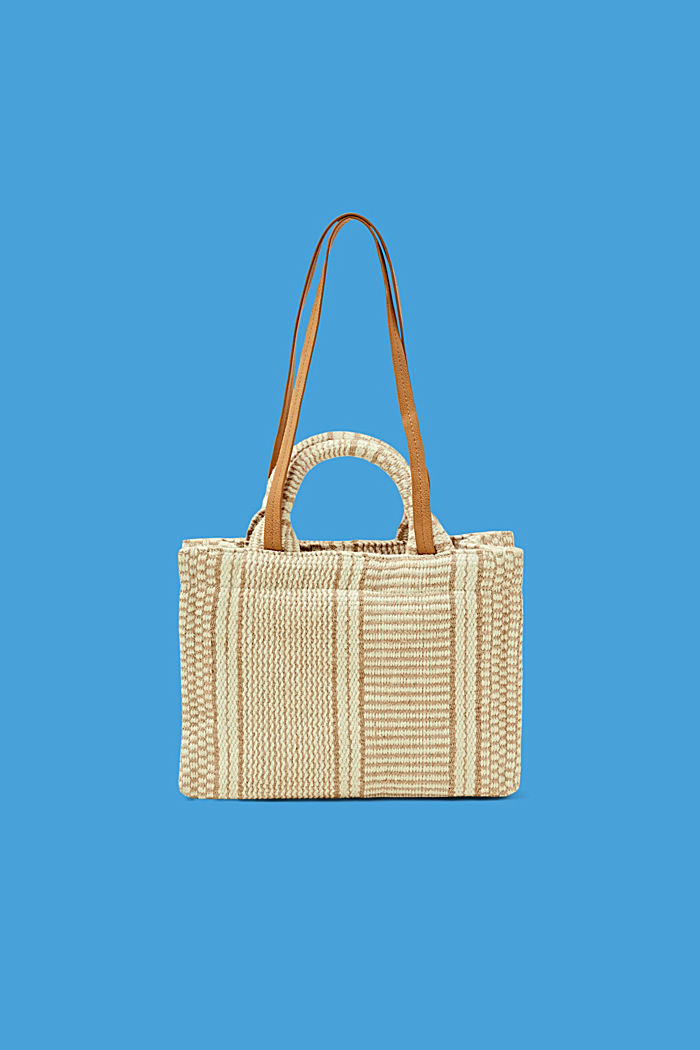 Orlane small shopper bag with jute, LIGHT BEIGE, detail-asia image number 0