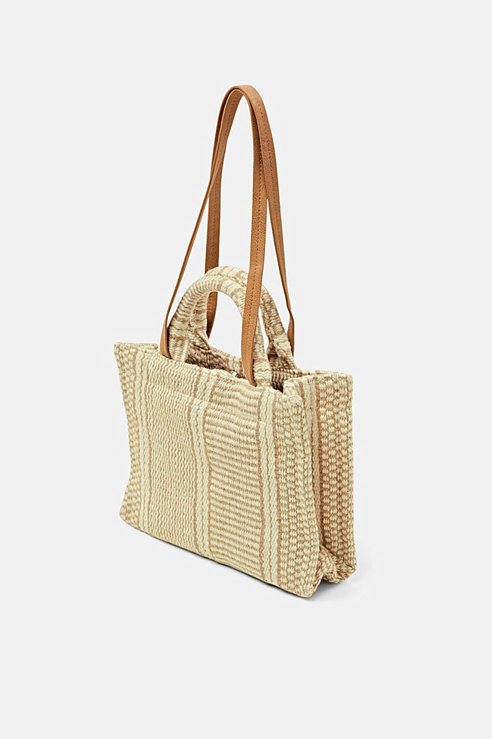 Orlane small shopper bag with jute, LIGHT BEIGE, detail-asia image number 2