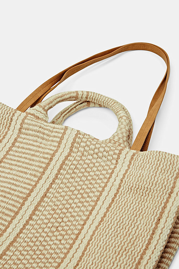 Shopper bag with jute, LIGHT BEIGE, detail-asia image number 1