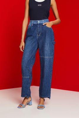90s Asymmetric Wide-Leg Jeans
