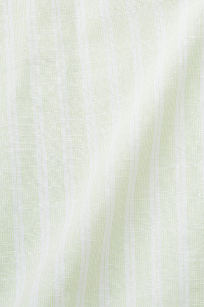 條紋純棉女裝恤衫, 柑橘綠, detail-asia image number 5