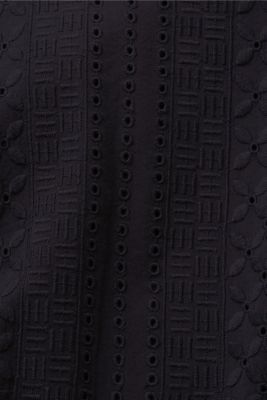LENZING™ ECOVERO™刺繡短款上衣, 黑色, detail-asia image number 6
