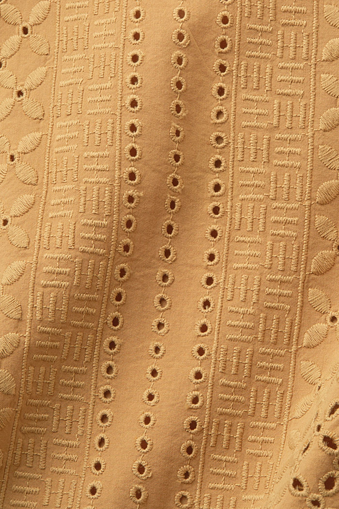 LENZING™ ECOVERO™刺繡短款上衣, 米色, detail-asia image number 5