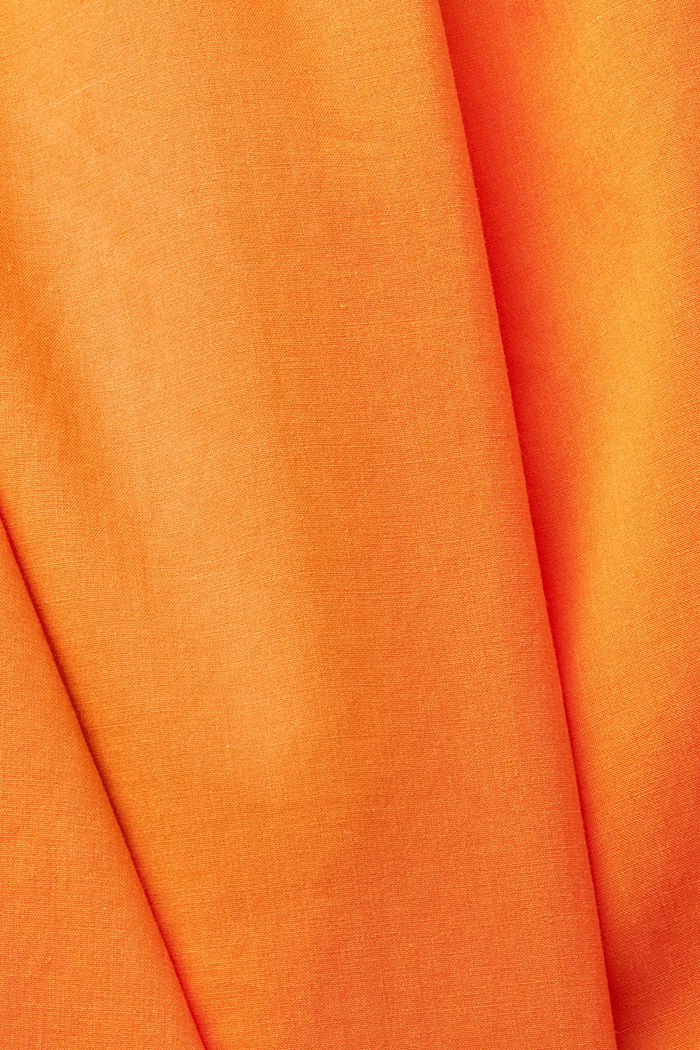 Camisole top with smock, TENCEL™, ORANGE, detail-asia image number 5